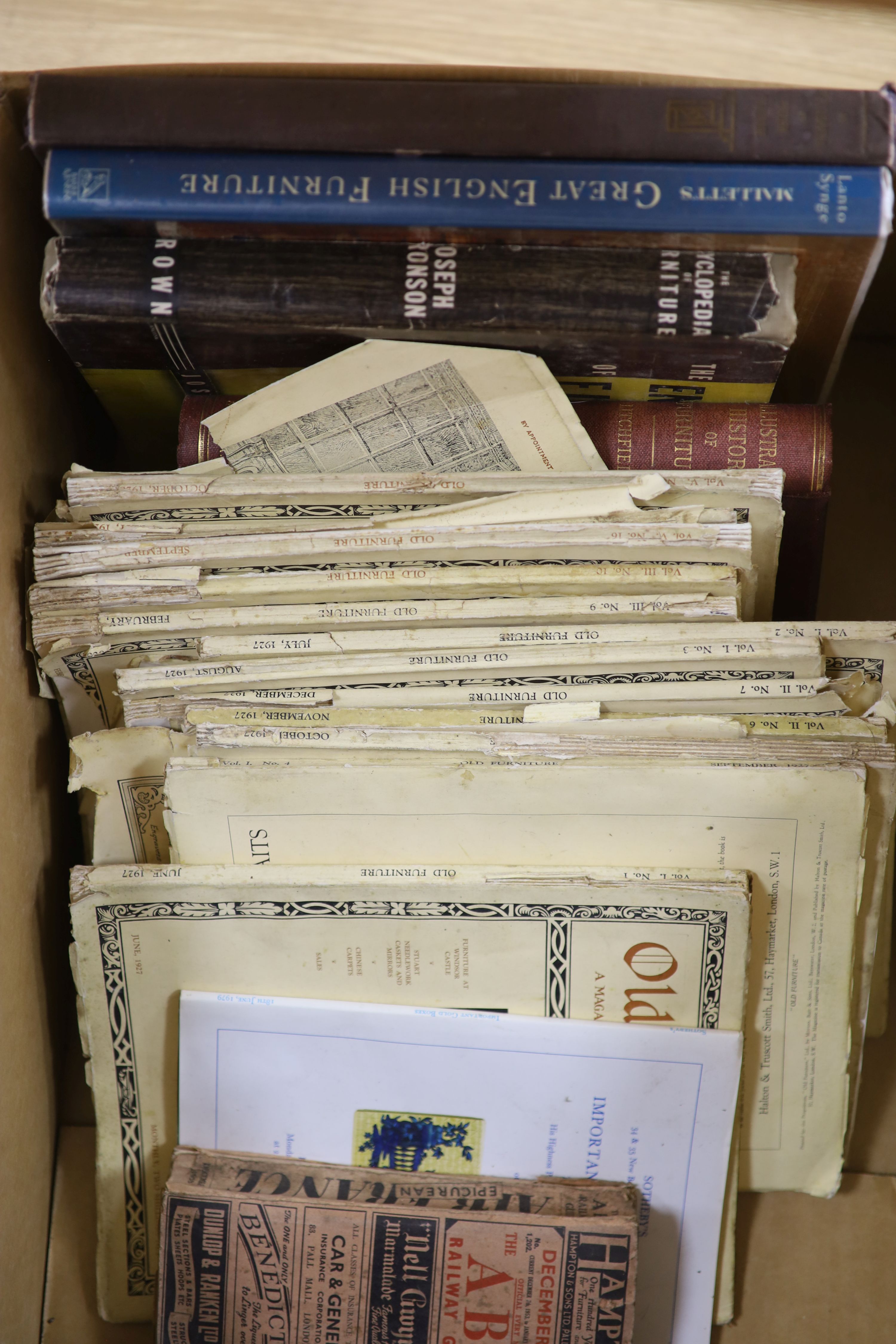 A quantity of mixed books including Macquoid and others